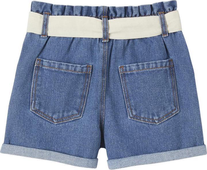 Actual product image Vertbaudet Mädchen Jeansshorts mit Paperbag-Bund (98)