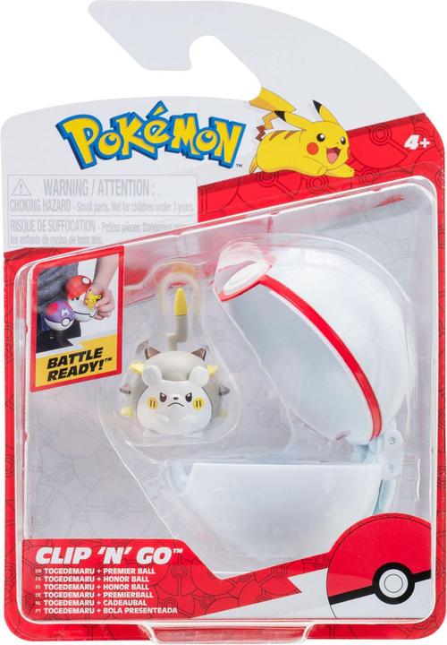 Produktbild Jazwares Pokémon Clip'n'Go Poké Balls Togedemaru & Premierball