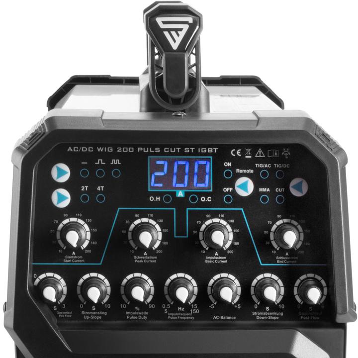 Actual product image Stahlwerk AC/DC TIG 200 pulse welder with plasma ST CUT function 200 A