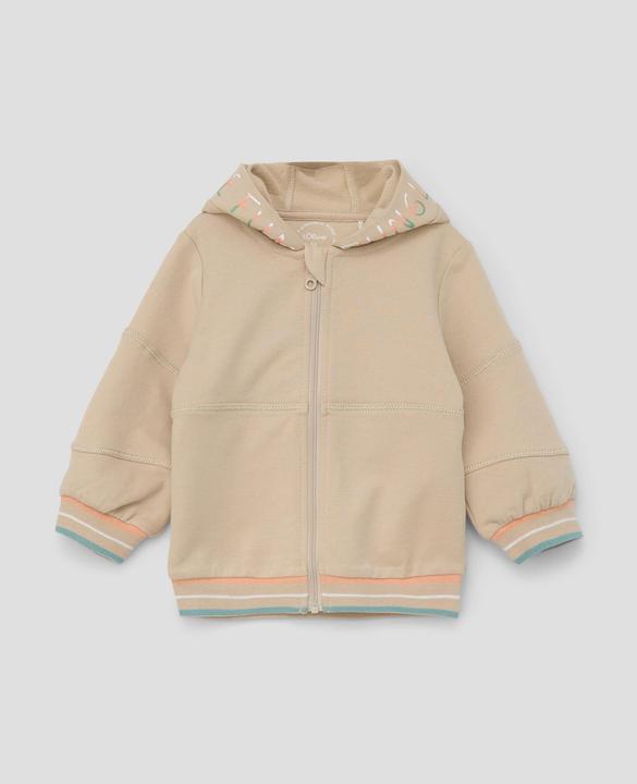 Produktbild s.Oliver Sweatshirt Jacke Sweatshirt-Jacke mit Kapuze (68)