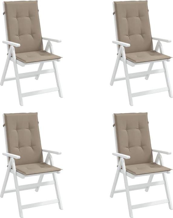 Produktbild vidaXL Gartenstuhlauflage für Hochlehner (120 x 50 cm)