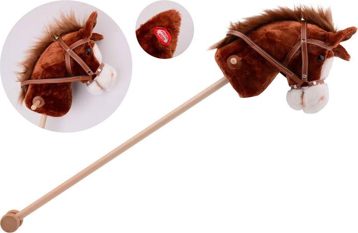 Produktbild Johntoy Plüsch-Steckenpferd mit Sound