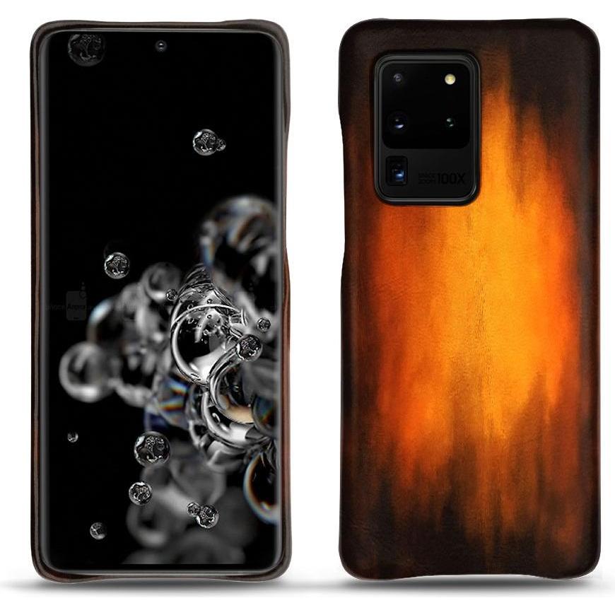 Noreve Lederschutzhülle (Samsung Galaxy S20 Ultra 5G), Smartphone Hülle, Violett