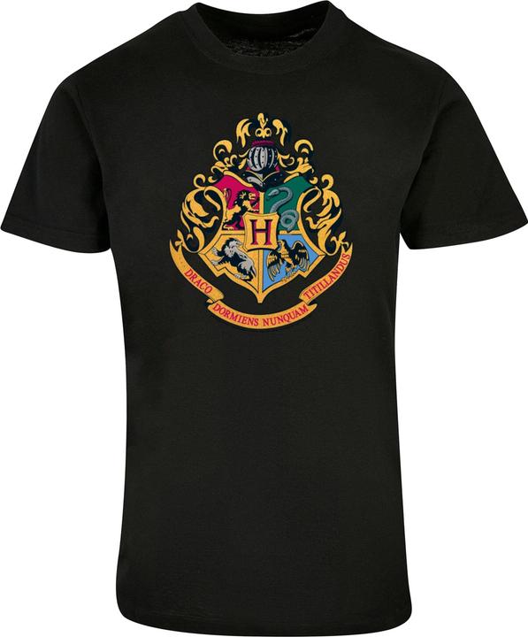 Absolute Cult Harry Potter - Hogwarts Crest Gold Basic T-Shirt - 115259 (XXL)