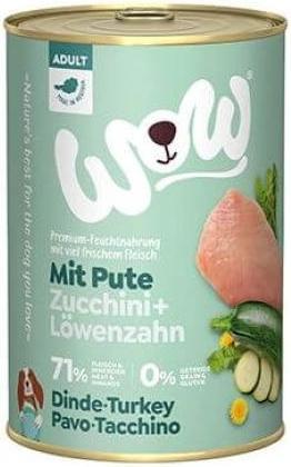Image du produit WOW Adult dinde & courgette (Adulte, 6 pcs, 400 g)