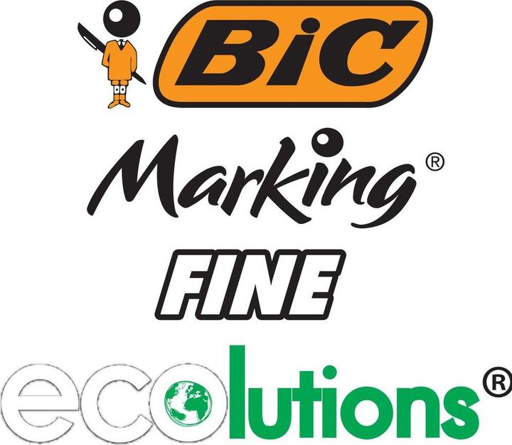 Image du produit Bic Marqueur permanent ecolutions 8209022 noir (12x)