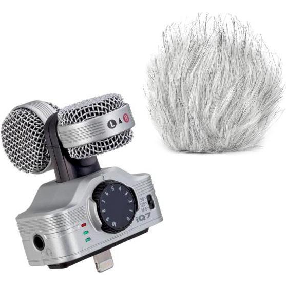 Thumbnail - Zoom iQ7 Mikrofon für iOS-Geräte mit Windschutz (Handheld), Audiorecorder