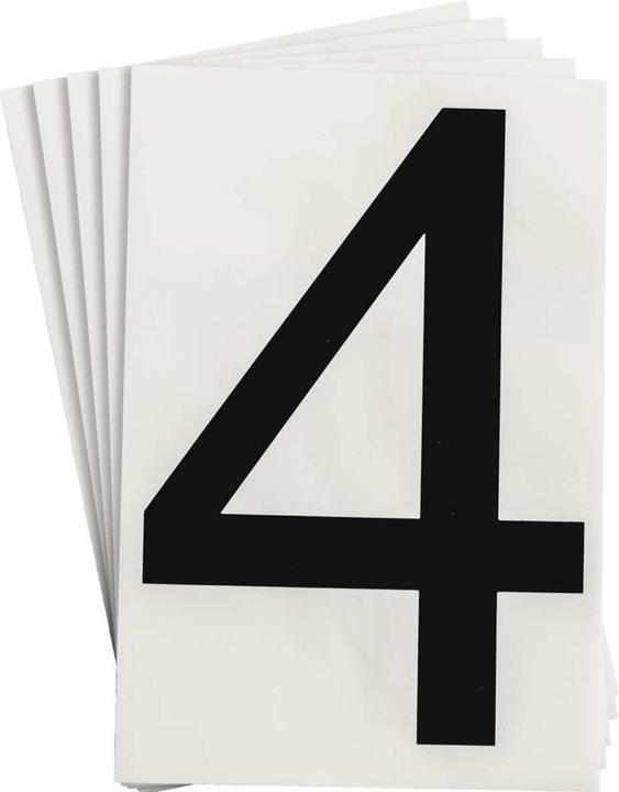 Immagine prodotto Brady Etichette ToughStripe con numeri e lettere, nero