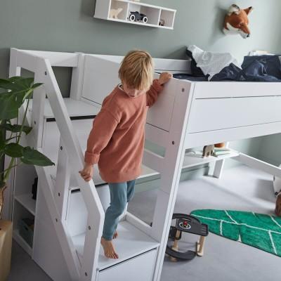 Immagine prodotto Lifetime Kidsrooms Scale con spazio di stoccaggio e ringhiere per il letto a mezza altezza 128