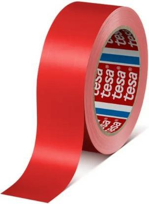 Actual product image tesa Packaging tape 60404, 19 mm x 66 m, red (19 mm)