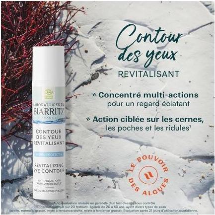 Produktbild Laboratoires de Biarritz LdB HP Revitalisierende Augenkonturcreme (Augenpflege Crème, 15 ml, Tag)