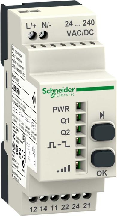 Actual product image Schneider Electric Switch Wireless, 24-240 V ac/dc, LED