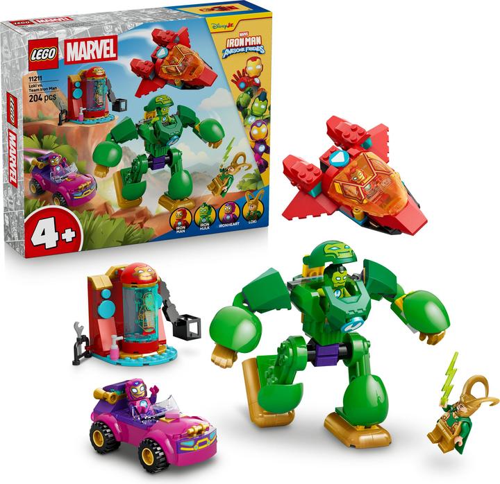 Produktbild LEGO Loki vs. Team Iron Man (11211, LEGO Marvel)