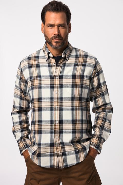 Immagine prodotto Jay-Pi Trekking-Karohemd, Outdoor, Langarm, Buttondown-Kragen, Modern Fit (5XL)