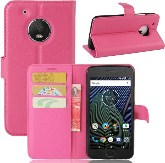 Image du produit MU Classic Couverture en cuir avec texture litchi (Motorola Moto G5)