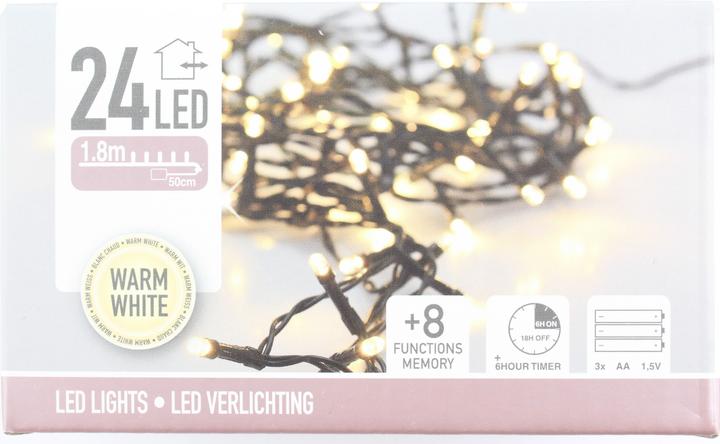 Productafbeelding FT Feeënlampjes 24 LED, warm wit (1.80 m)