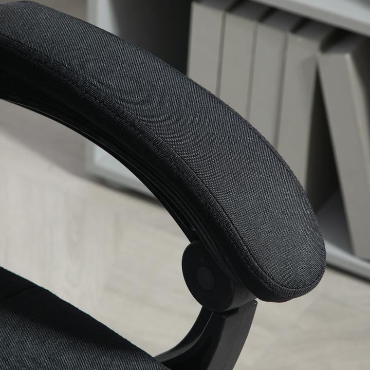 Produktbild Vinsetto Bürostuhl Polyester, Schaumstoff Schwarz