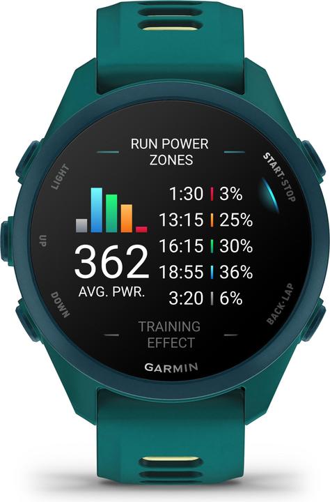 Produktbild Garmin Forerunner 170 Music GPS Running Watch, blue-green
