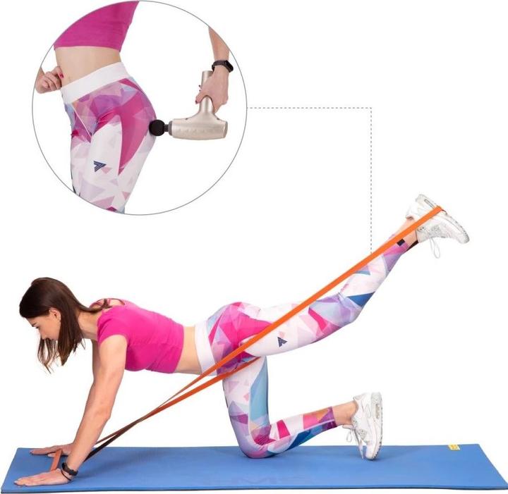 Actual product image HMS PDM3134I GOLD MASSAGE GUN (5 Steps, 240 min)