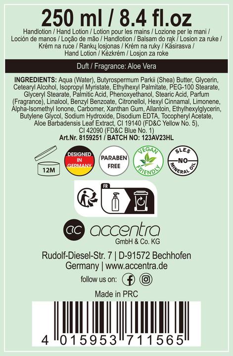 Actual product image Accentra Home Spa (250 ml)