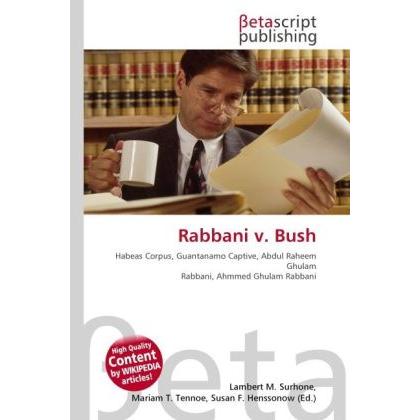 Rabbani v. Bush, Fachbücher