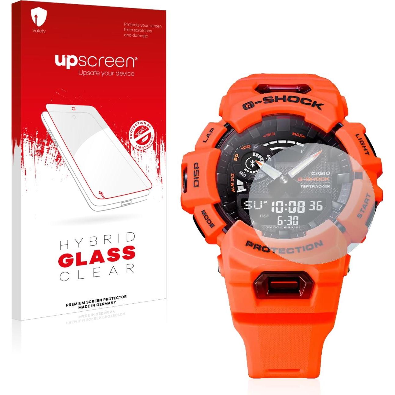 upscreen Scratch Shield Panzerglasfolie, Smartwatch Schutzfolie, Transparent
