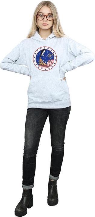 Immagine prodotto Nasa Classic Rocket 76 Felpa con Cappuccio Donna (M)