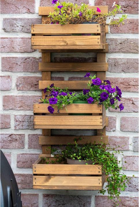 Image du produit Dobar 3-stufige Blumenleiter für die Wandmontage