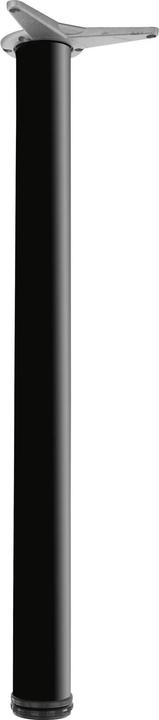 Schwarz lackiert