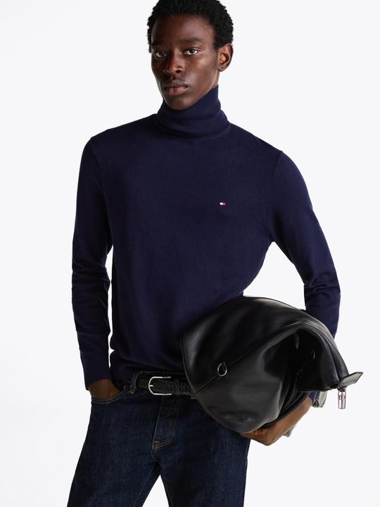 Produktbild Tommy Hilfiger Pima CTN Cashmere Pullover Roll Neck Desert S (M)