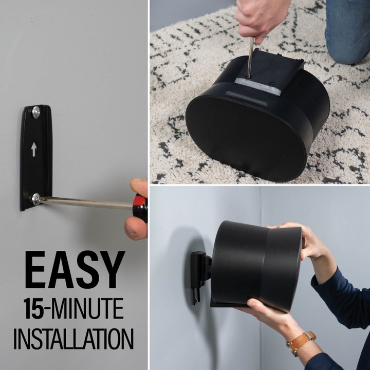 Immagine prodotto Sanus WSWME31-B2 (1 pz., Installazione a parete, Inclinabile, Perno di rotazione)
