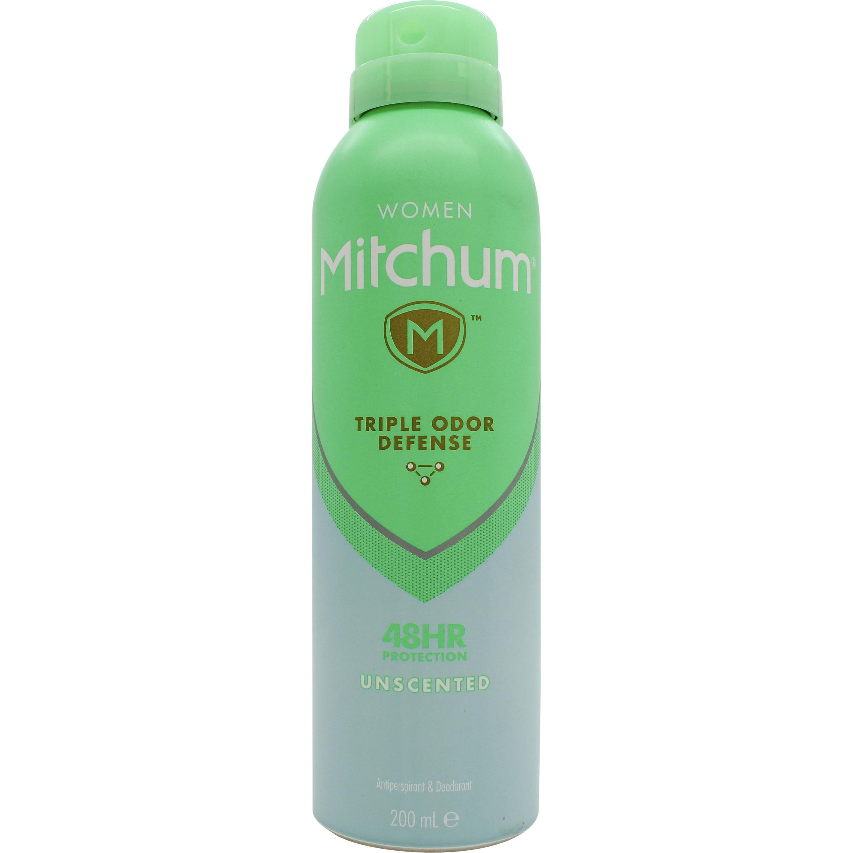 Mitchum, Deodorante, Controllo avanzato non profumato (Getto vaporizzato, 200 ml)