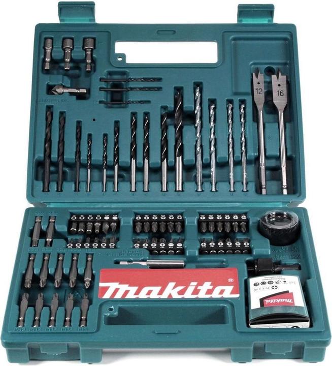 Produktbild Makita DTD 156 STK Akku Schlagschrauber 18V 155Nm 1/4" + 1x Akku 5,0Ah + Ladegerät + 100 tlg. Bit Bo