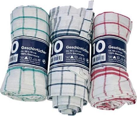 Trend-24 Set di 10 strofinacci 45x70cm colori assortiti (50 x 70 cm)