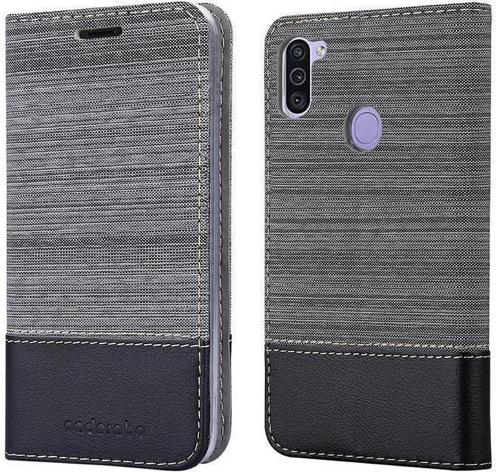 Produktbild Cadorabo Book Jeans Optik Cover (Samsung Galaxy A11, Samsung Galaxy M11)