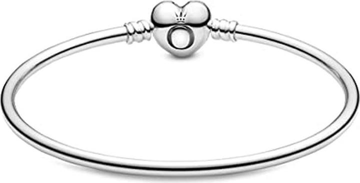 Produktbild Pandora Moments Armreif mit Herzverschluss (17 cm, Silber)