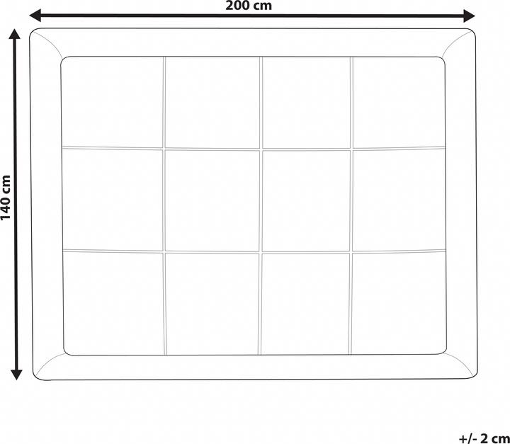 Actual product image Beliani Mulhacen (140 x 200)