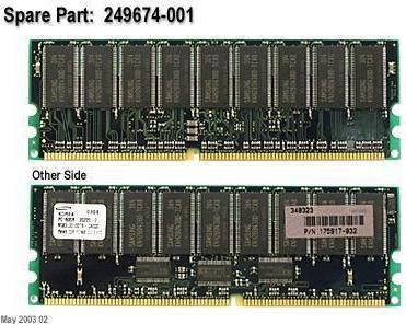 Immagine prodotto HPE MEM MOD, SDRAM, 256MB (1 x 256MB, 200 MHz, DDR4-RAM, DIMM)