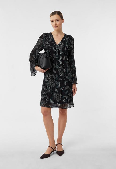 Image du produit Comma Kleid Blusenkleid in Plissee-Optik (36)