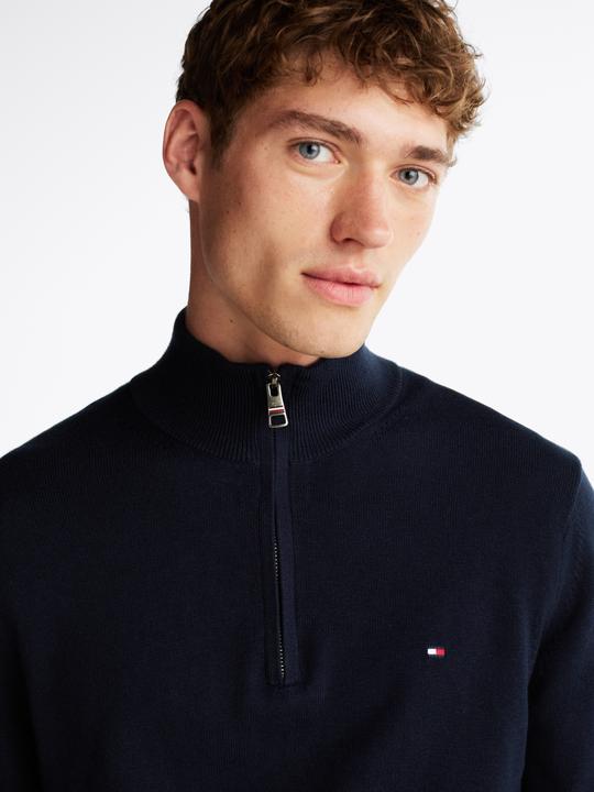Produktbild Tommy Hilfiger Pima CTN Chashmere Pullover Zip Mock Desert S (M)
