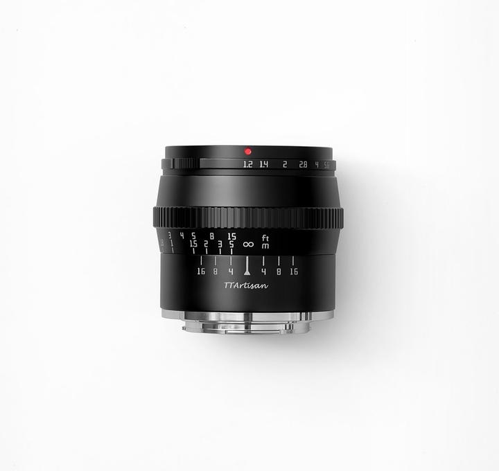 Productafbeelding TTArtisan 50mm f1.2 voor Fuji FX-vatting (APS-C) (Fujifilm X, APS-C / DX)