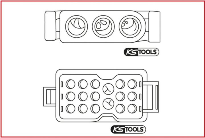 Actual product image KS Tools Cable release tool for round plugs and sleeves 1.5 / 3.5mm