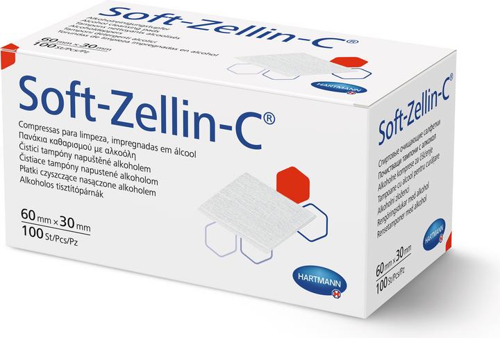 Produktbild IVF Hartmann Alkoholtupfer 60x30mm (100 Stk)