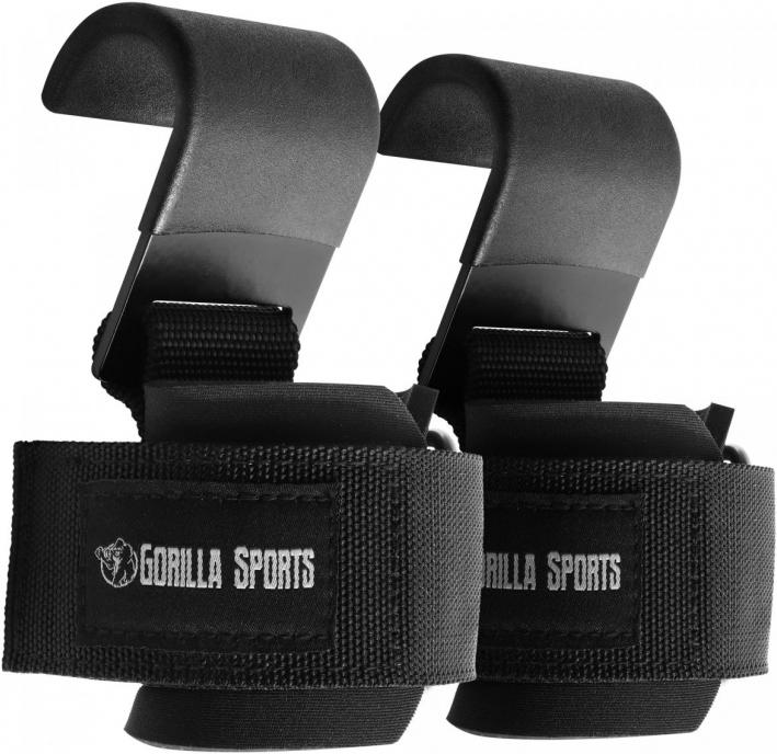 Produktbild Gorilla Sports Zughilfen mit Haken 2-er Set
