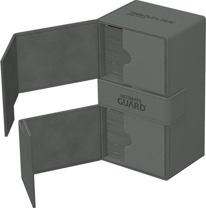 Produktbild Ultimate Guard Twin Flip'n'Tray 200+ XenoSkin Monocolor Gris