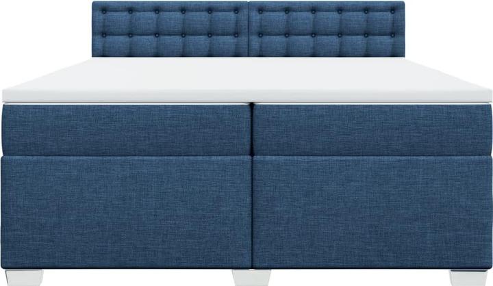 Produktbild vidaXL Bo x springbett mit Matratze 200 x 200 cm Stoff (200 x 200 cm)