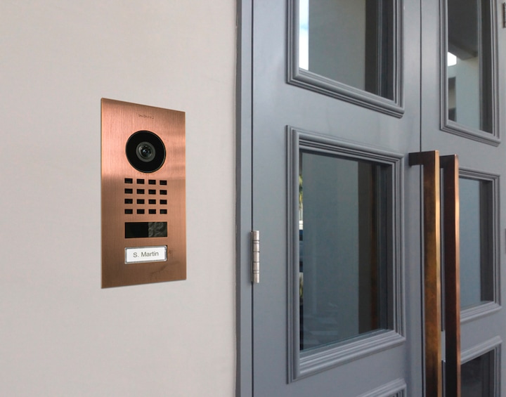 Produktbild Doorbird D1101V Unterputz IP-Video-Türsprechanlage WLAN, LAN Ausseneinheit Edelstahl V2A (gebürste (Drahtgebunden, WLAN)