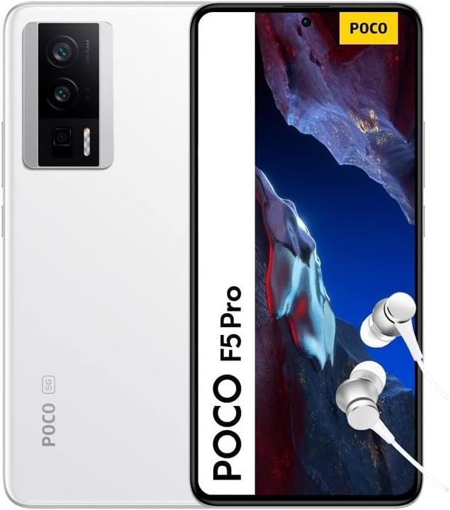 Actual product image Xiaomi 120Hz AMOLED, 67W 5160mAh, 64MP Triple Camera, Snapdragon Processor, AI Computing (256 GB, White, 6.67")