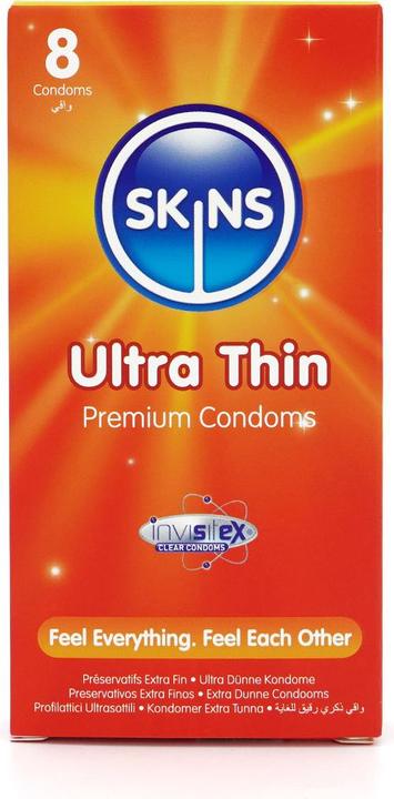 Produktbild Skins Ultra Thin» 12 ultra dünne Kondome aus kristallklarem Latex - ohne Latexgeruch (12 Stk.)