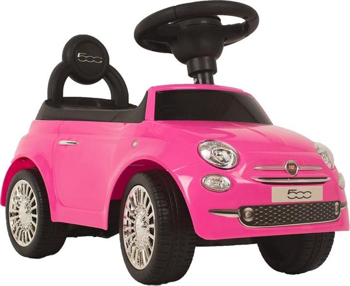 Actual product image Babytrold Fiat 500 - Ride-On Car - pink (20-42FI-P)